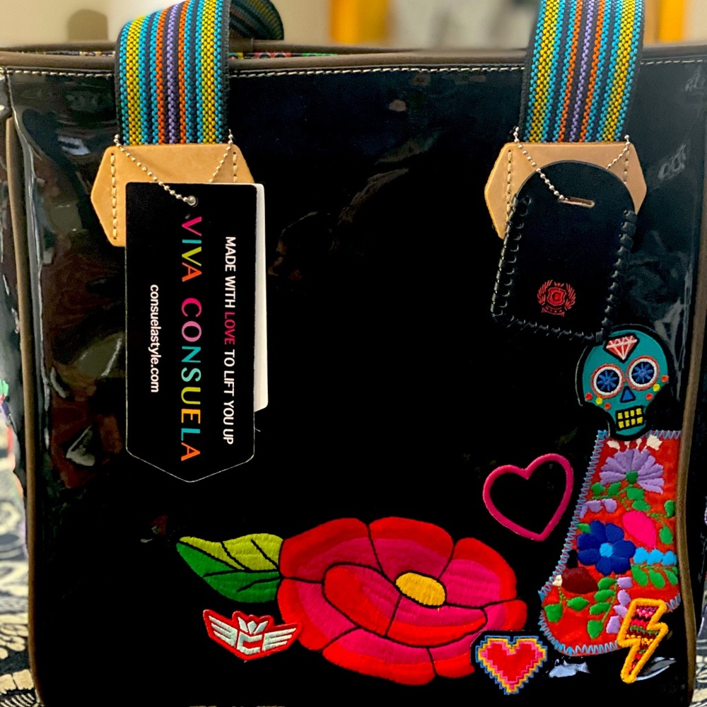 Consuela Poppy Classic Tote NWT retails $295 Missing turquoise hang tag
